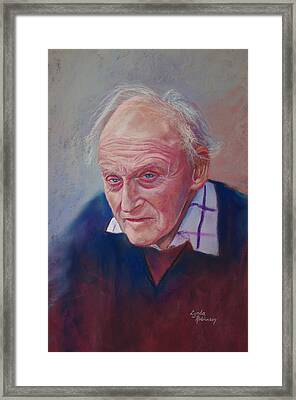 Portrait Of <b>Hubert Miller</b> Framed Print by Lynda Robinson - portrait-of-hubert-miller-lynda-robinson