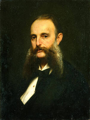 Painting - Portrait Of Gian Giacomo Poldi Pezzoli by Giuseppe Bertini