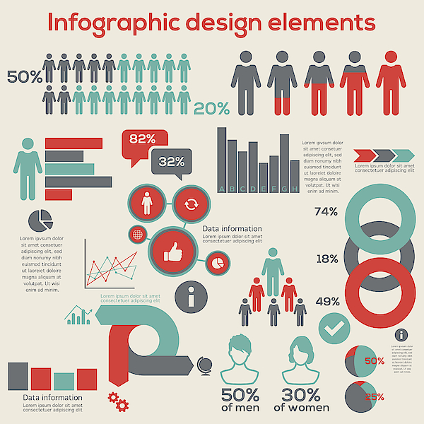 Infographic design elements Drawing by Mattjeacock