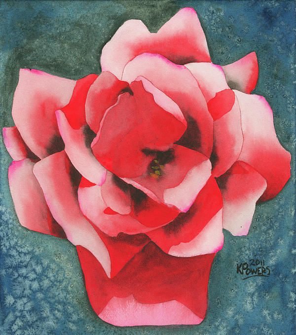 Red Flower Two Painting