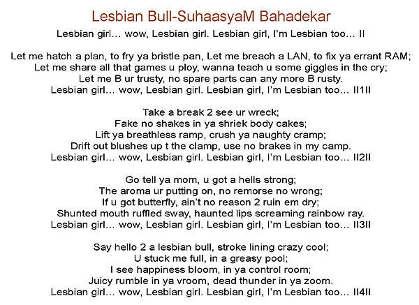 Lesbian Poem 110