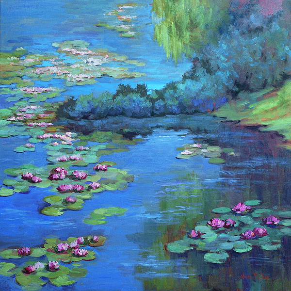 Monet's Garden Painting by Diane McClary