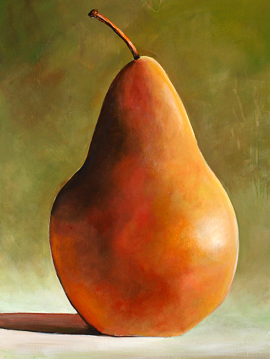 Bosc Pear Painting by Toni Grote