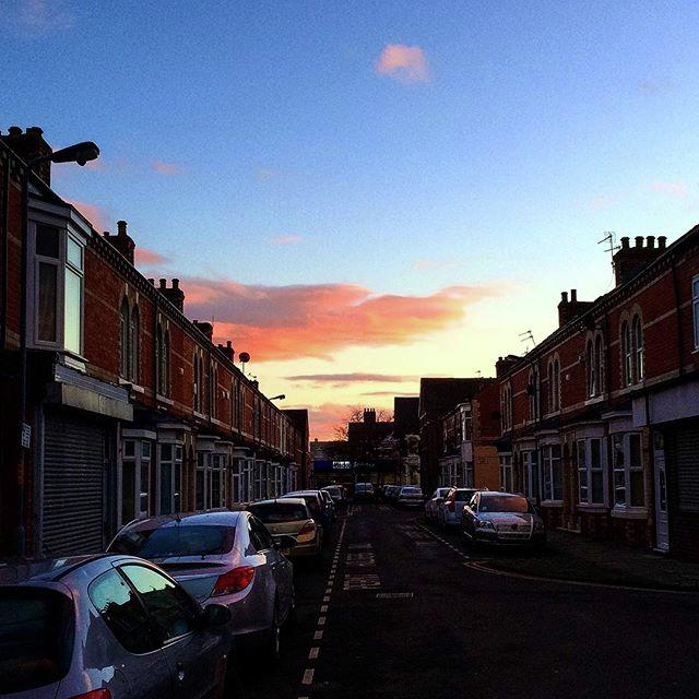 Winter Photograph - Cartoon Skies Over Middlesbrough Today by Michael Comerford