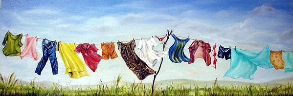First Spring Wash Painting by Anna-Maria Dickinson