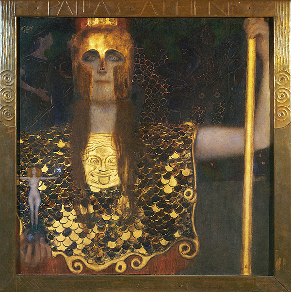 Klimt Pallas Athena 1898 Painting by Granger