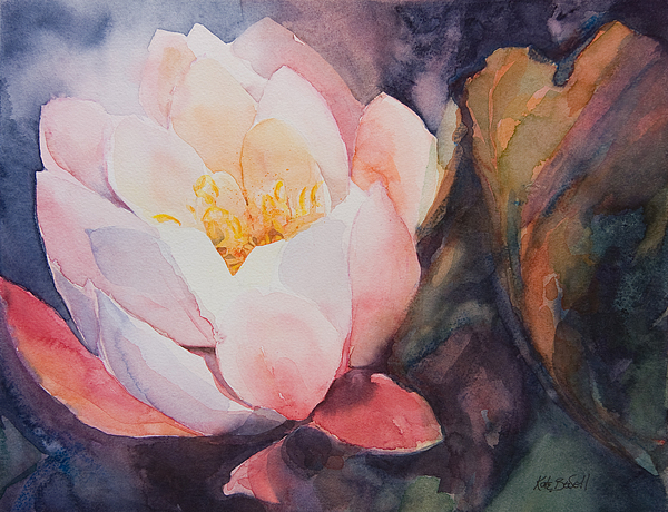 Lotus Painting by Kate Bedell