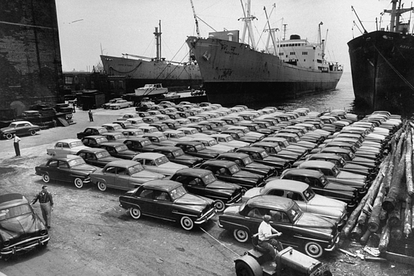 Transportation Photograph - Foreign Cars #1 by Peter Stackpole