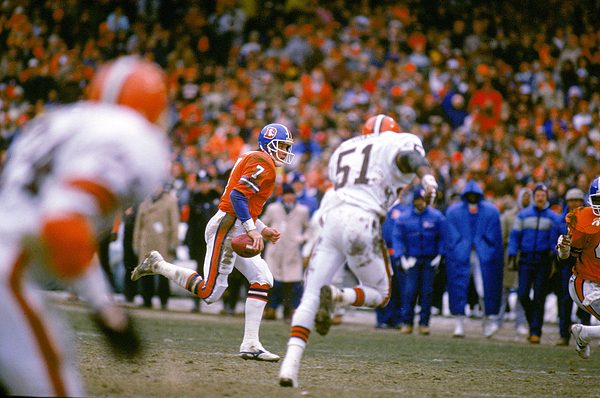 1986 AFC Championship: Denver Broncos v Cleveland Browns Photograph by Ron Vesely