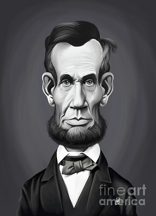 Celebrity Sunday - Abraham Lincoln #2 Digital Art by Rob Snow