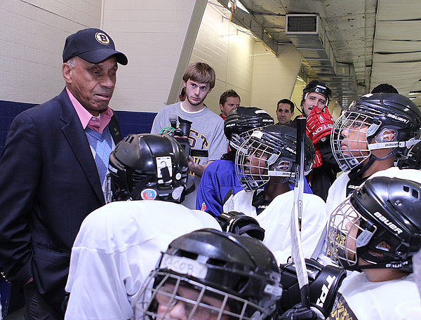 NHL & Carolina Hurricanes Team Up for Hockey is for Everyone Clinic Photograph by Gregg Forwerck