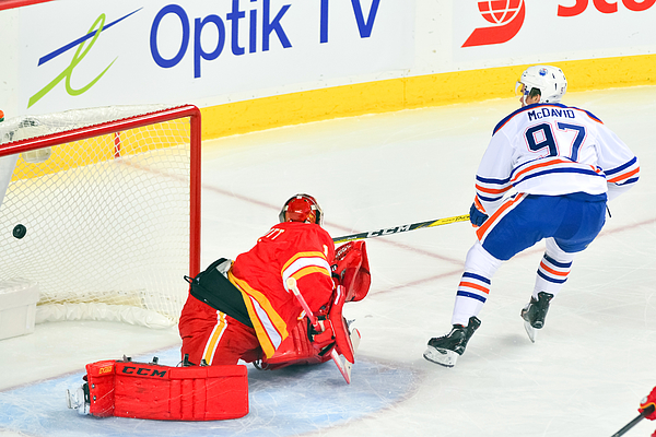NHL: OCT 14 Oilers at Flames Photograph by Icon Sportswire