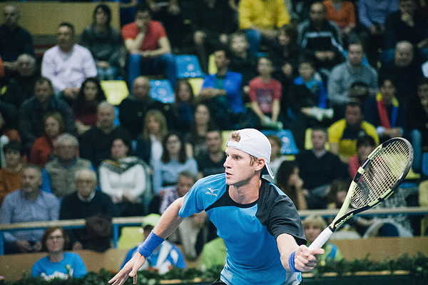 Romania vs Slovenia in Davis Cup, first round tie, day 1 Photograph by Ciprian Hord