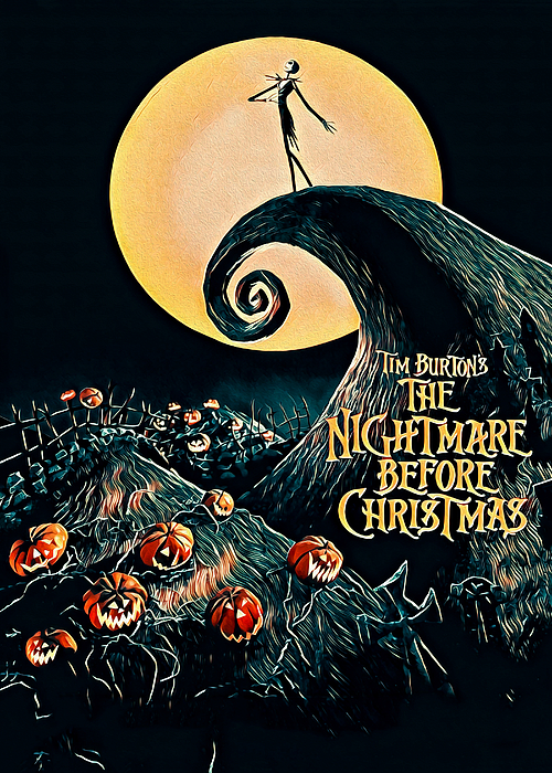 The Nightmare Before Christmas Digital Art by Paul Stokinger