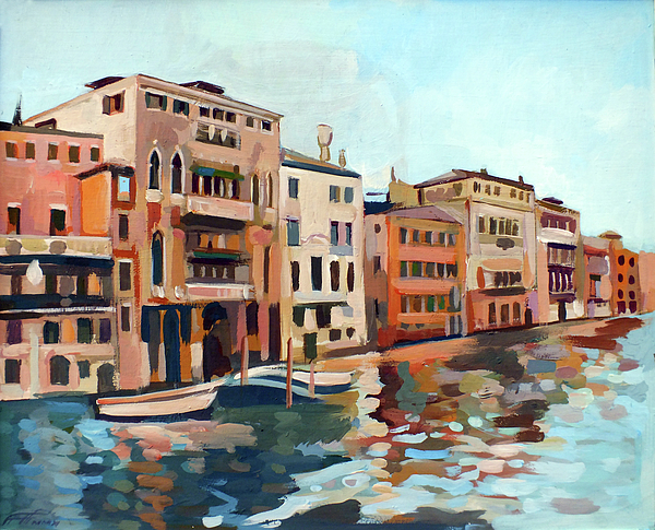 Canal Grande #2 Painting by Filip Mihail