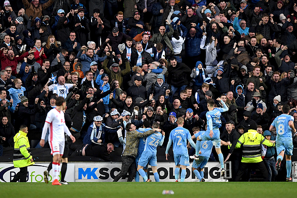 Milton Keynes Dons v Coventry City - The Emirates FA Cup Fourth Round #5 Photograph by Shaun Botterill