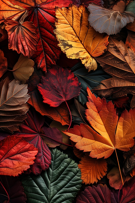 Autumn Leaves Digital Art