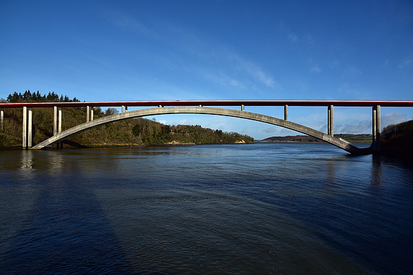 Bridge between cote darmor and ille et vilaine Photograph by Vincent Jary