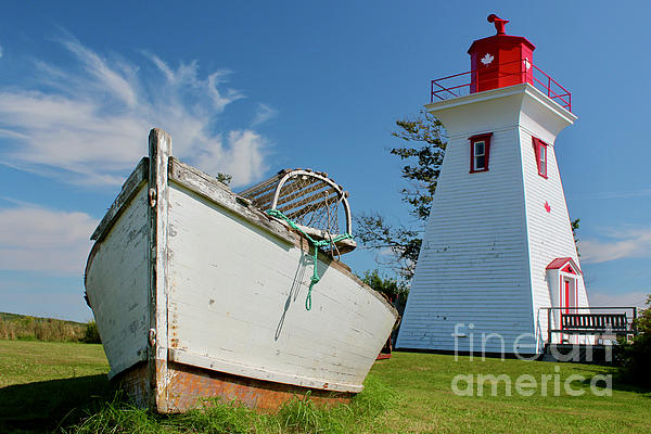 Canadian Maritimes Lighthouse Photograph by Wilko van de Kamp Fine Photo Art