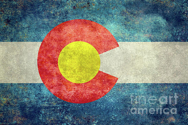 Colorado State flag Digital Art by Sterling Gold