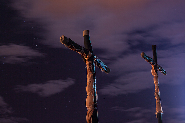 Crosses, on Top of the Hill, Cusco Photograph by Geraint Rowland Photography