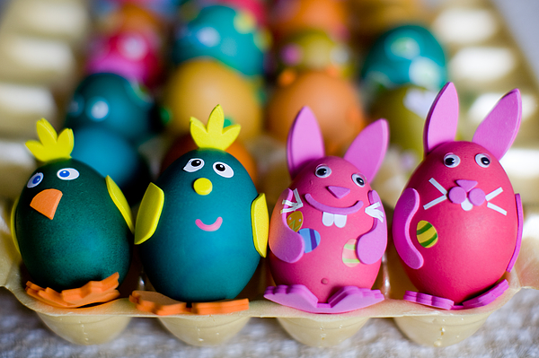 Decorated Easter eggs Photograph by Jorja M. Vornheder