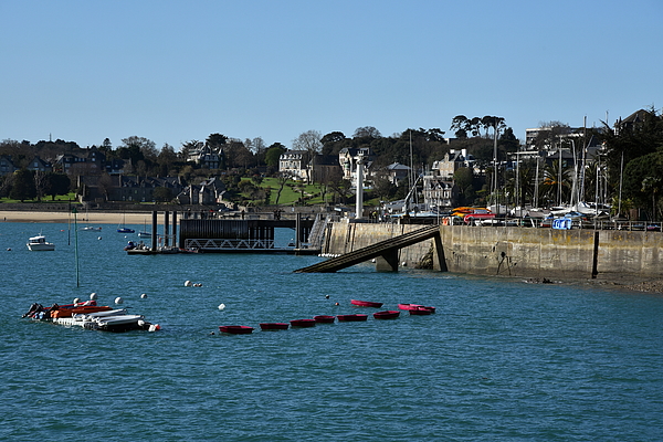 Dinard harbour Photograph by Vincent Jary
