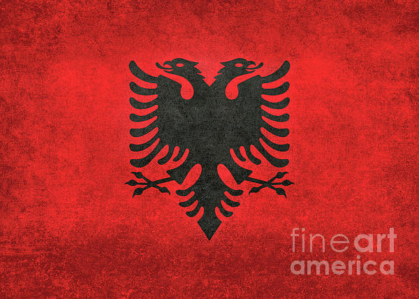Flag of Albania Digital Art by Sterling Gold