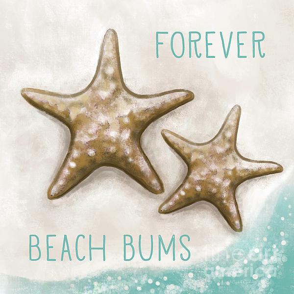 Forever Beach Bums Painting by Elizabeth Robinette Tyndall