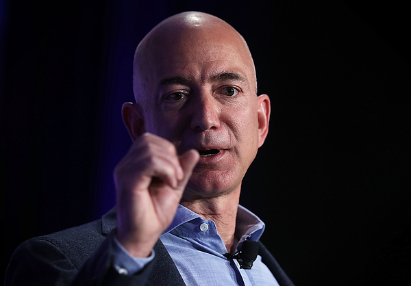 Founder And CEO Of Amazon Jeff Bezos Speaks On Advances In Artificial Intelligence Photograph by Alex Wong Founder And CEO Of Amazon Jeff Bezos Speaks On Advances In Artificial Intelligence Photograph by Alex Wong