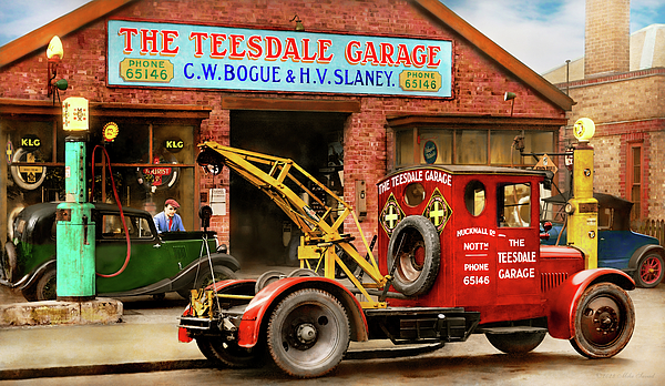 Garage - The Teesdale Garage 1930 Photograph by Mike Savad