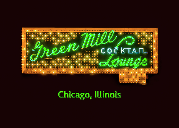 Chicago Photograph - Get Lit at the Green Mill by Enzwell Designs