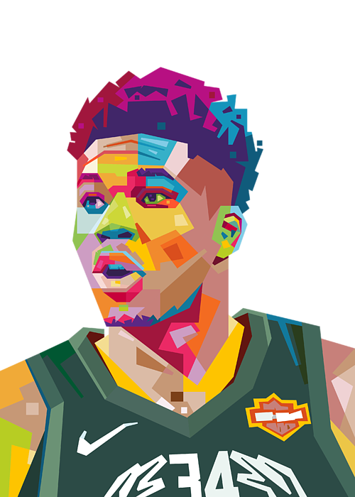 Giannis Antetokounmpo Design PNG Vector T-shirts PNG -  Canada