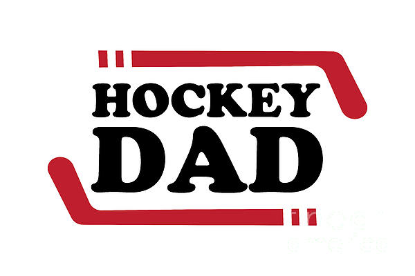 Ice Hockey Dad Digital Art