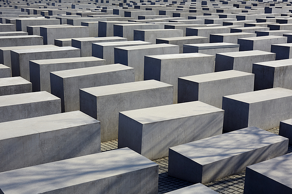Memorial to the Murdered Jews of Europe Photograph by Allan Baxter