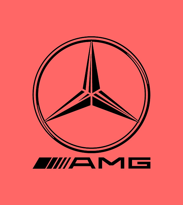 Mercedes Amg Logo Digital Art by Kusuma Dahlia - Pixels
