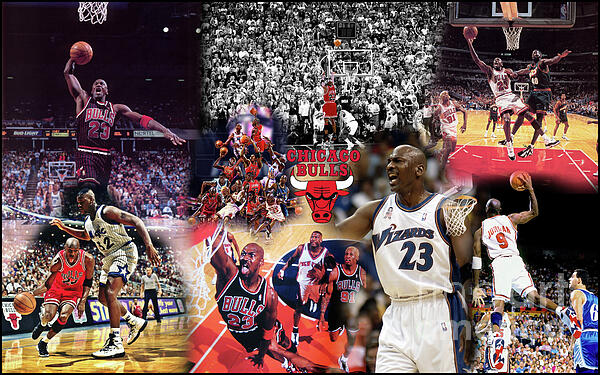 NBA Basketball, Michael Jordan, Chicago Bulls, HD Art Print #5