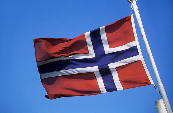 Norwegian flag Photograph by Image Source