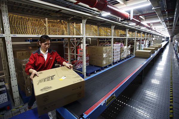 Operations At JD.com Warehouse As Chinas Second-Biggest E-Commerce Operator Rises To Record Photograph by Bloomberg Operations At JD.com Warehouse As Chinas Second-Biggest E-Commerce Operator Rises To Record Photograph by Bloomberg
