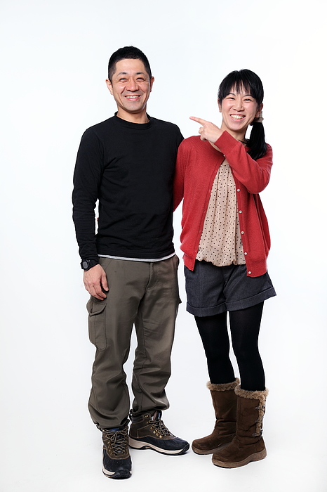 portrait o Japanese couple Photograph by Jun Takahashi