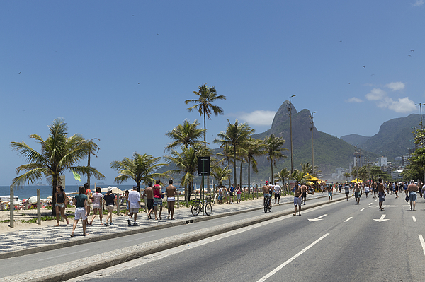 Promenade on the beach of Ipanema. Photograph by Buena Vista Images
