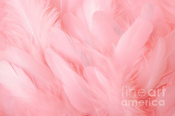 Soft pink feathers texture background. Swan Feather Shower Curtain by N  Akkash - Pixels