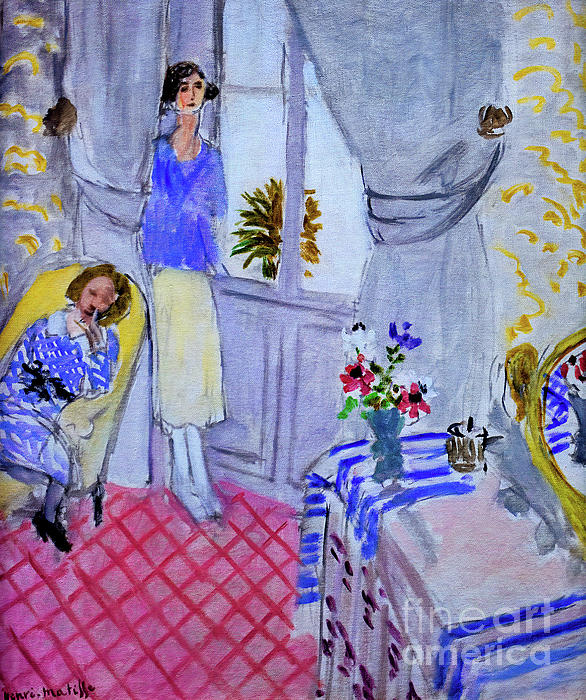 The Boudoir by Henri Matisse 1921 Painting by Henri Matisse
