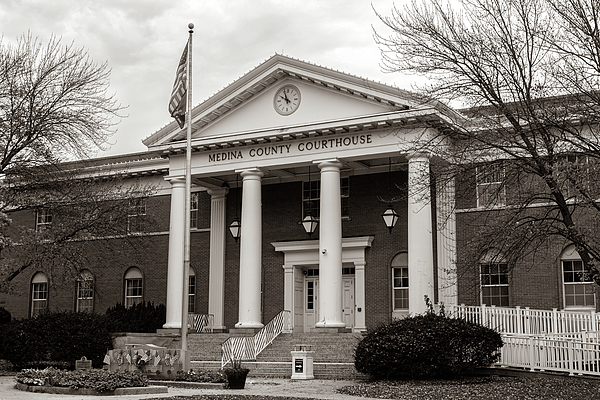 The Medina County Courthouse Photograph by Dale Kincaid