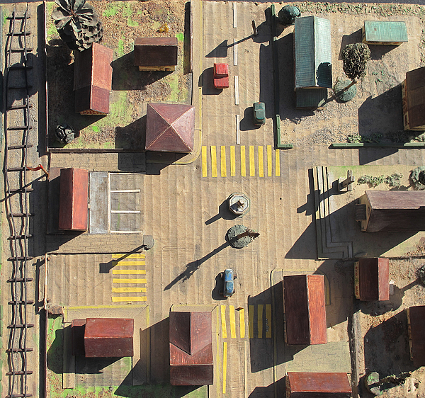 Village seen from above. Photograph by Rosmarie Wirz