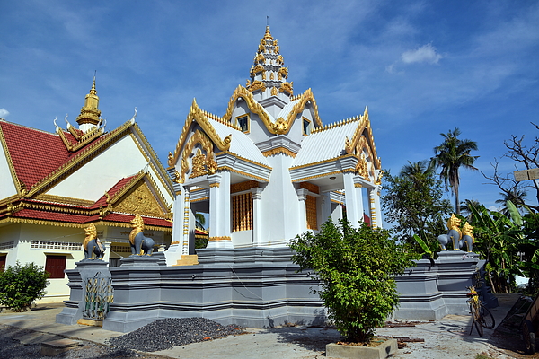 Wat Damrey Sar temple battambang Cambodia Photograph by Vincent Jary