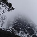 mountain into mist