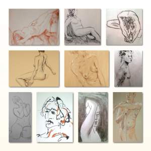 Life Drawing At Silent Poetry