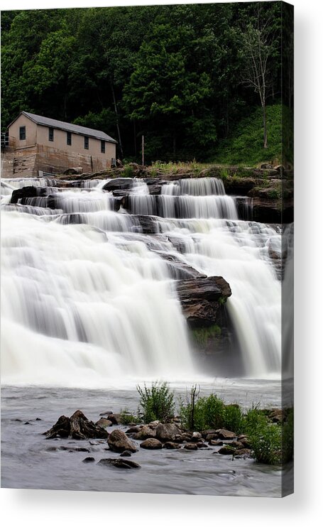 Waterfall Acrylic Print featuring the photograph Great Falls by Marlo Horne
