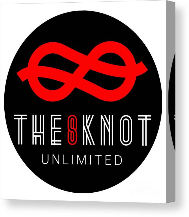 Knot Canvas Print featuring the digital art Celtic Infinity Love Knot, Eight Knot Abstract Concept by Mounir Khalfouf